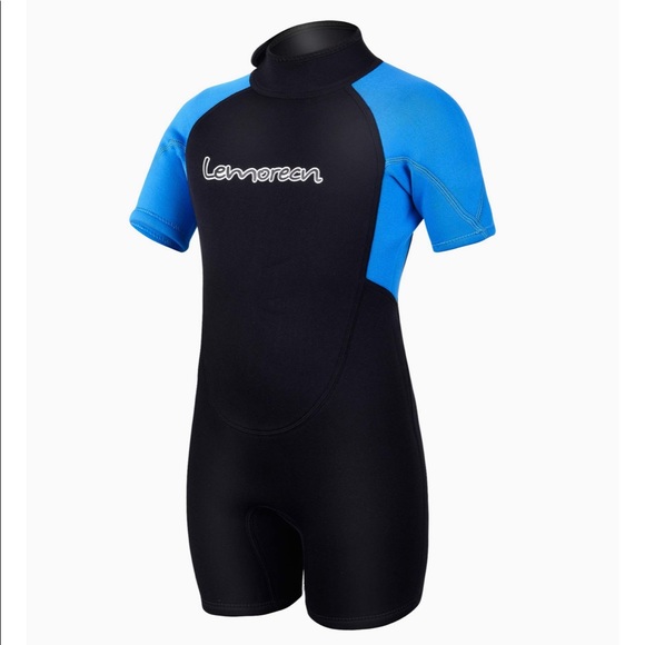 SOLD Lemorecn Kids Wetsuit 2mm shorty diving - Picture 9 of 12